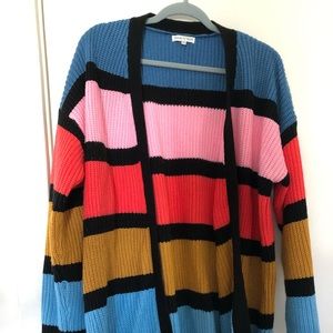 Cute and comfy multi-colored cardigan